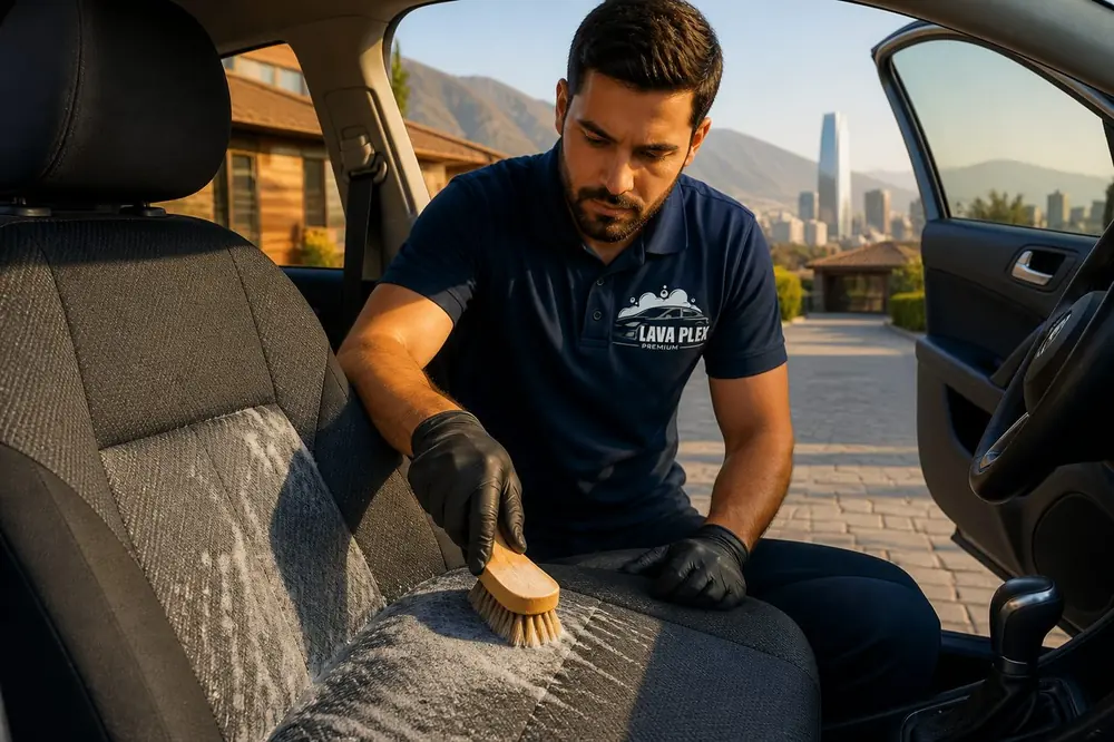 Lavado de tapiz de auto a domicilio en Santiago de Chile